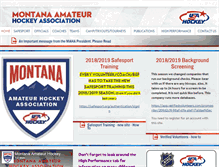 Tablet Screenshot of mthockey.com